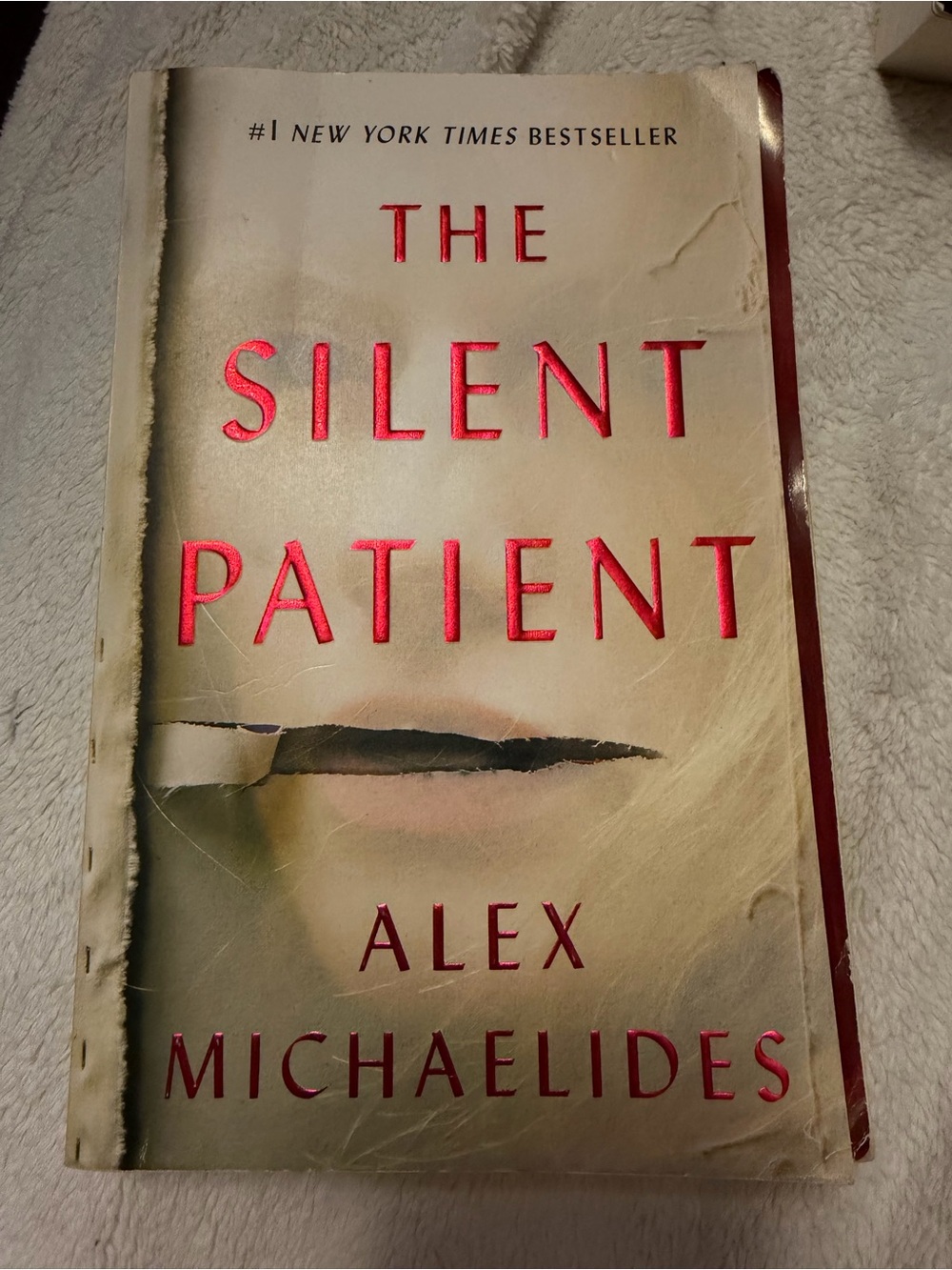 The Silent Patient soft cover book